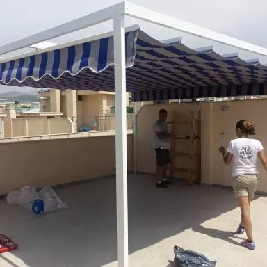 Otra terraza de palilleria