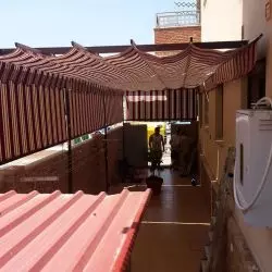 Toldo para Terraza de palilleria con quita vientos
