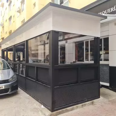 Cerramientos con Toldos para restaurante cafeteria