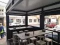 Cerramientos con Toldos para restaurante cafeteria