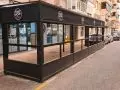 Cerramientos de tarimas para restaurantes y cafeterias