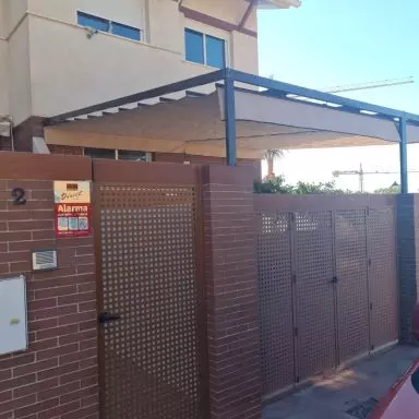 instalacion fabricacion terraza palilleria doble estructura y lona malaga 03